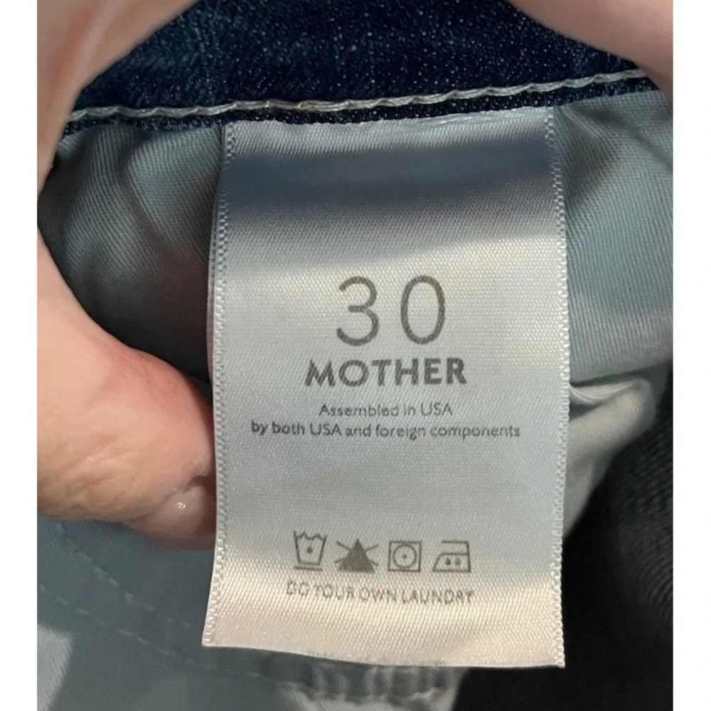 Mother The Insider Ankle Fray‎ Beyond the Sky Women's Jeans Size 30